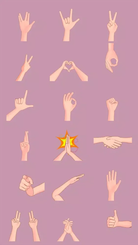Captures d'écran de Animated Hand Sign