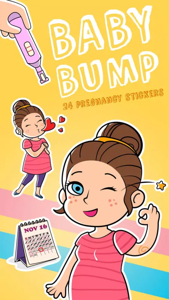 Скриншоты Baby Bump Pregnancy Stickers