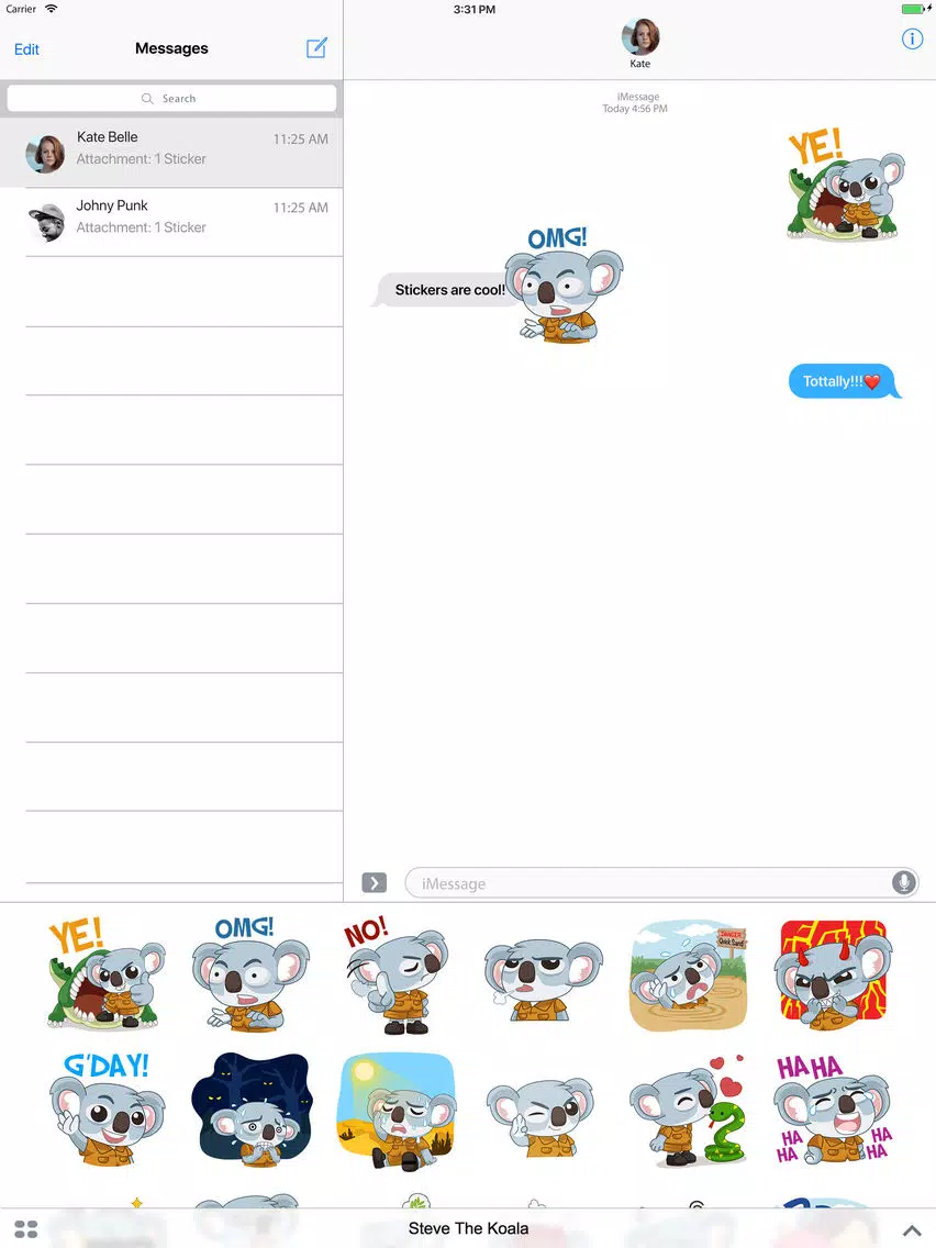 Steve The Adventurous Koala iPad 應用截圖