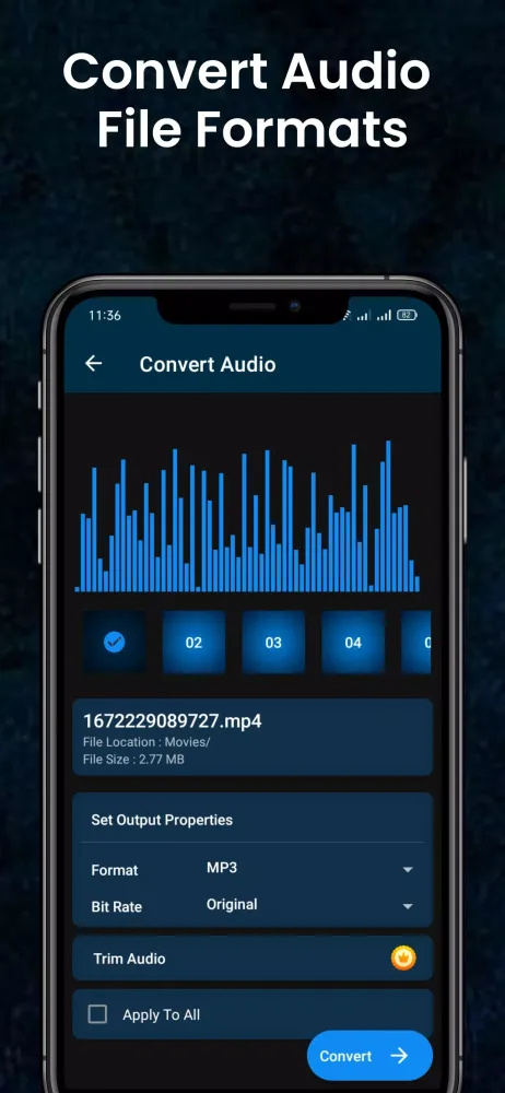 Скриншоты Audio Cutter Audio Joiner App