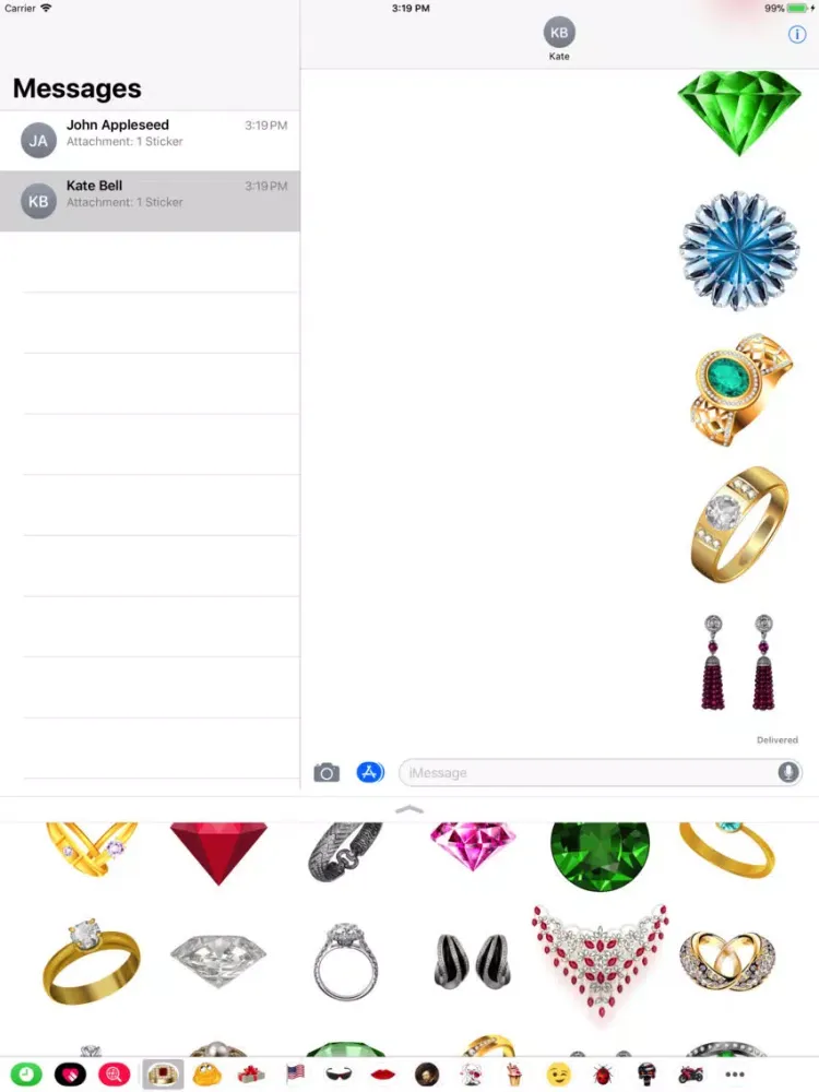 صور Briliant Stickers iPad 