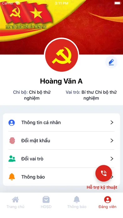 Sổ tay Đảng viên Đồng Nai স্ক্রিনশট