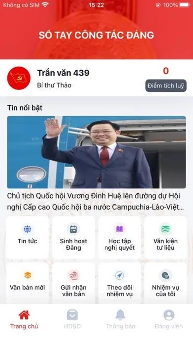 Sổ tay Công tác Đảng Ekran Görüntüleri