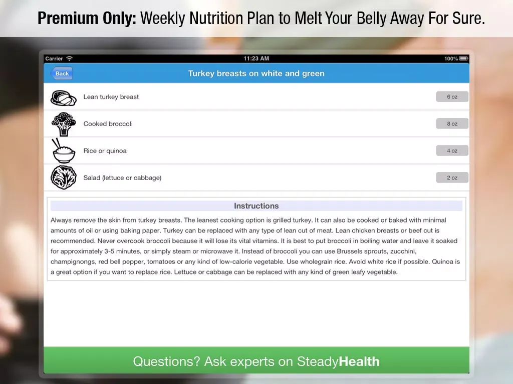 Скриншоты Ab workouts for men and women iPad 