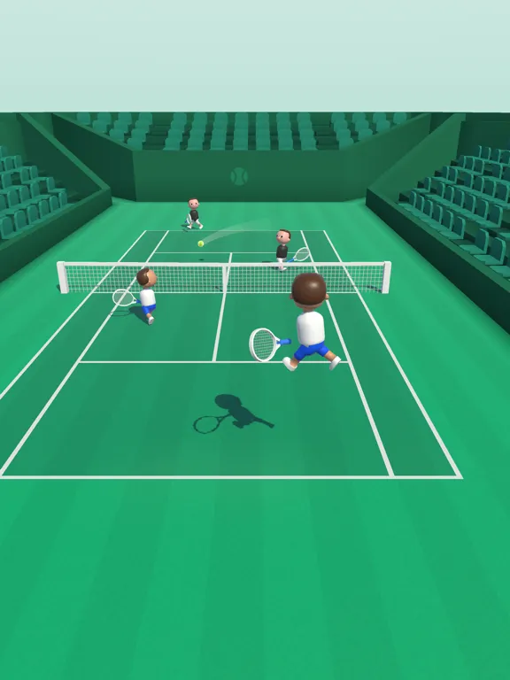Tangkapan skrin Twin Tennis iPad 