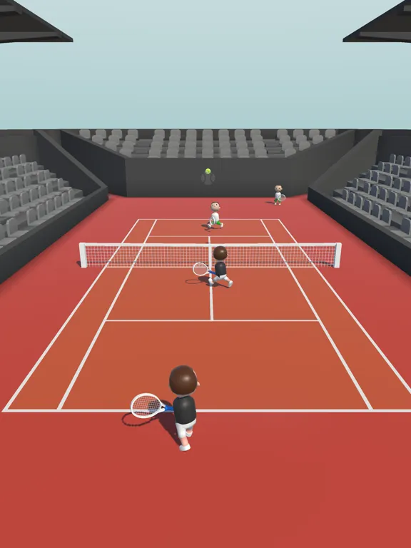 Tangkapan skrin Twin Tennis iPad 