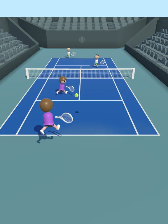Tangkapan skrin Twin Tennis iPad 