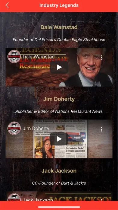 Steak House Hall of Fame Screenshots