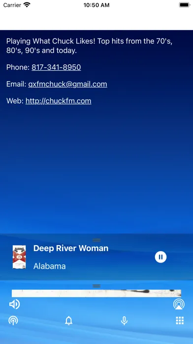 Capturas de tela do ChristianFM99.9