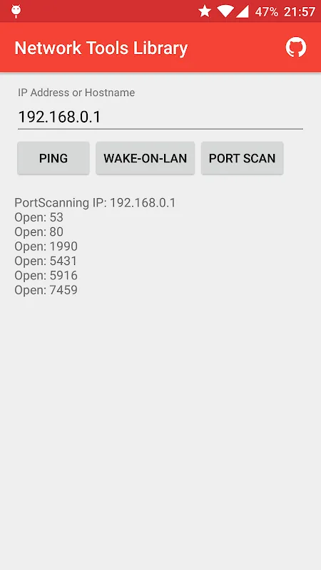 Network Tools Library سکرین شاٹس