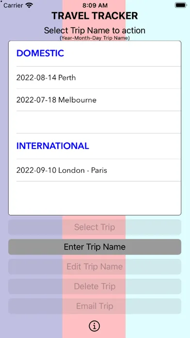 Capturas de tela do Travel Budget Tracker