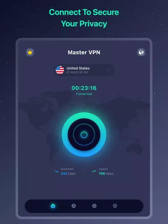 Screenshot di StealthVPN: Privacy Shield iPad 