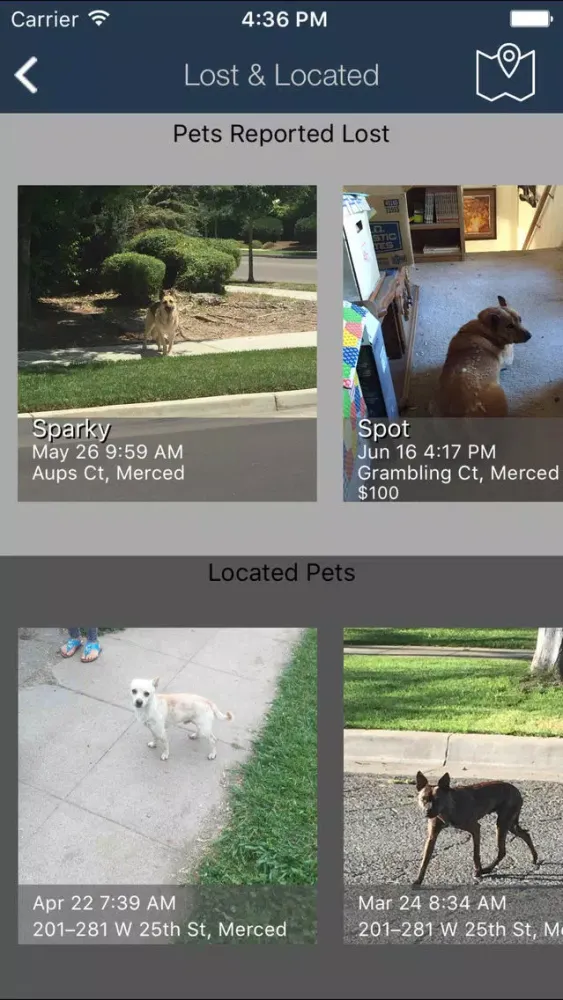 ภาพหน้าจอของ PetPatrol