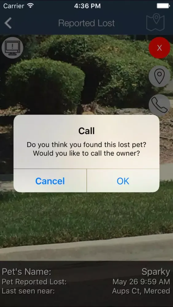 ภาพหน้าจอของ PetPatrol