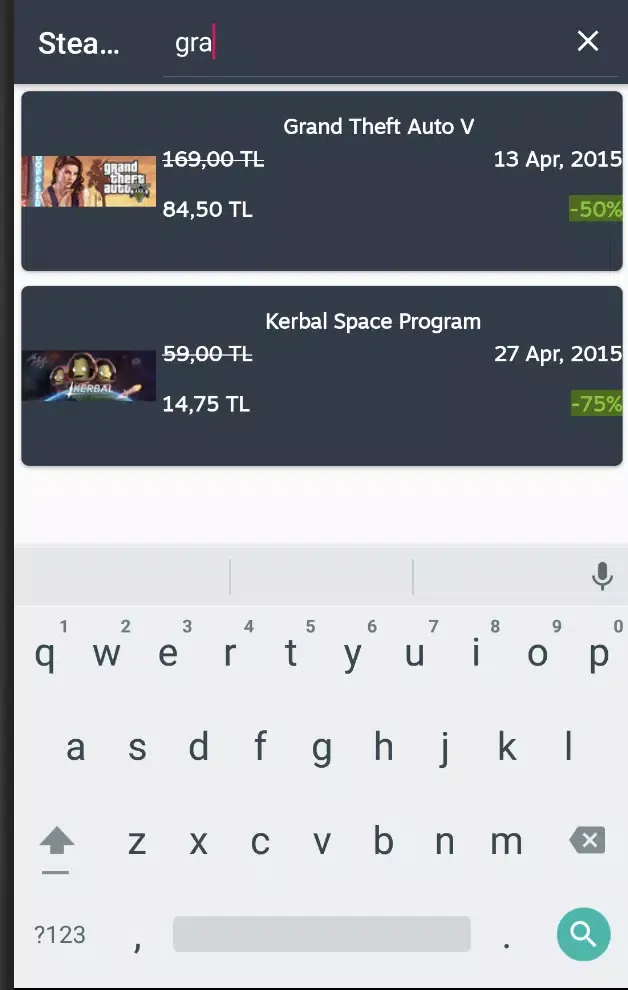 Capturas de pantalla de Steam Discounts