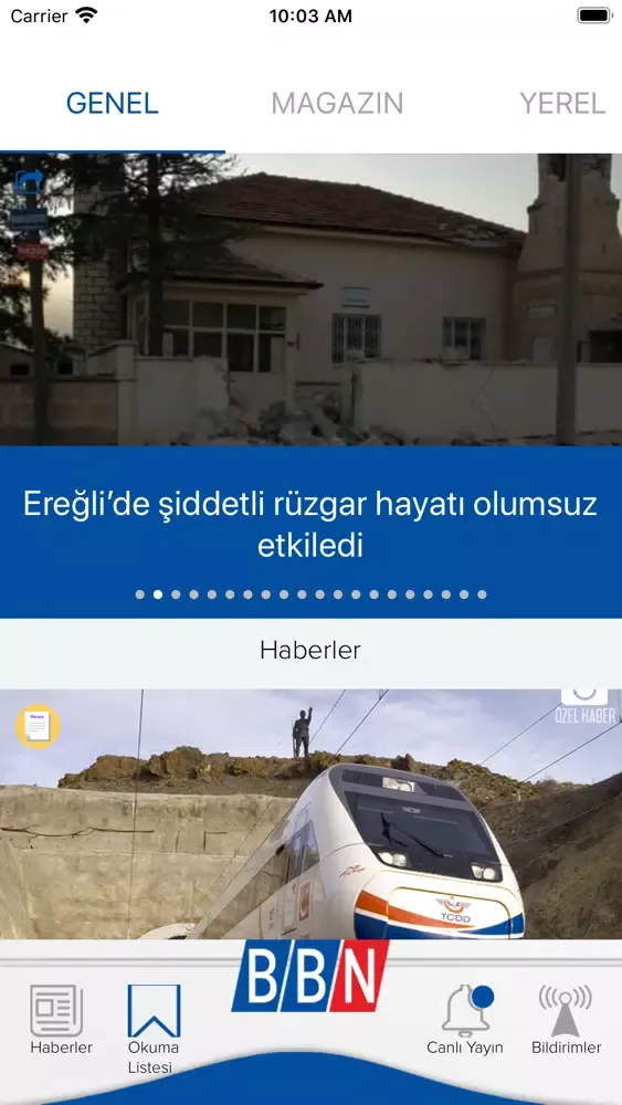 Скриншоты BBNHABER