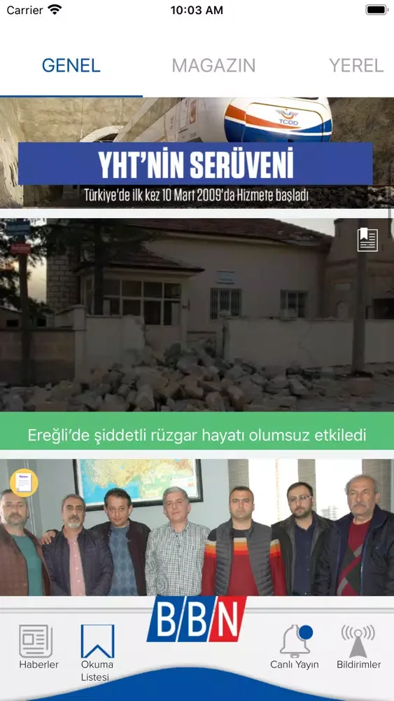 Скриншоты BBNHABER