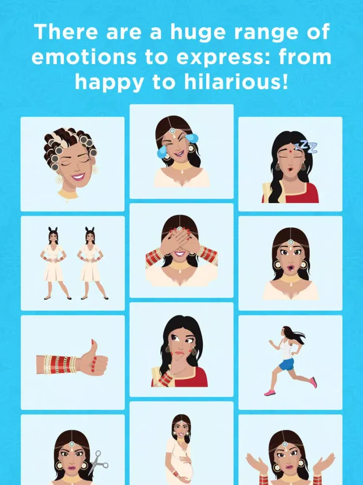 IndianMoji iPad  스크린샷