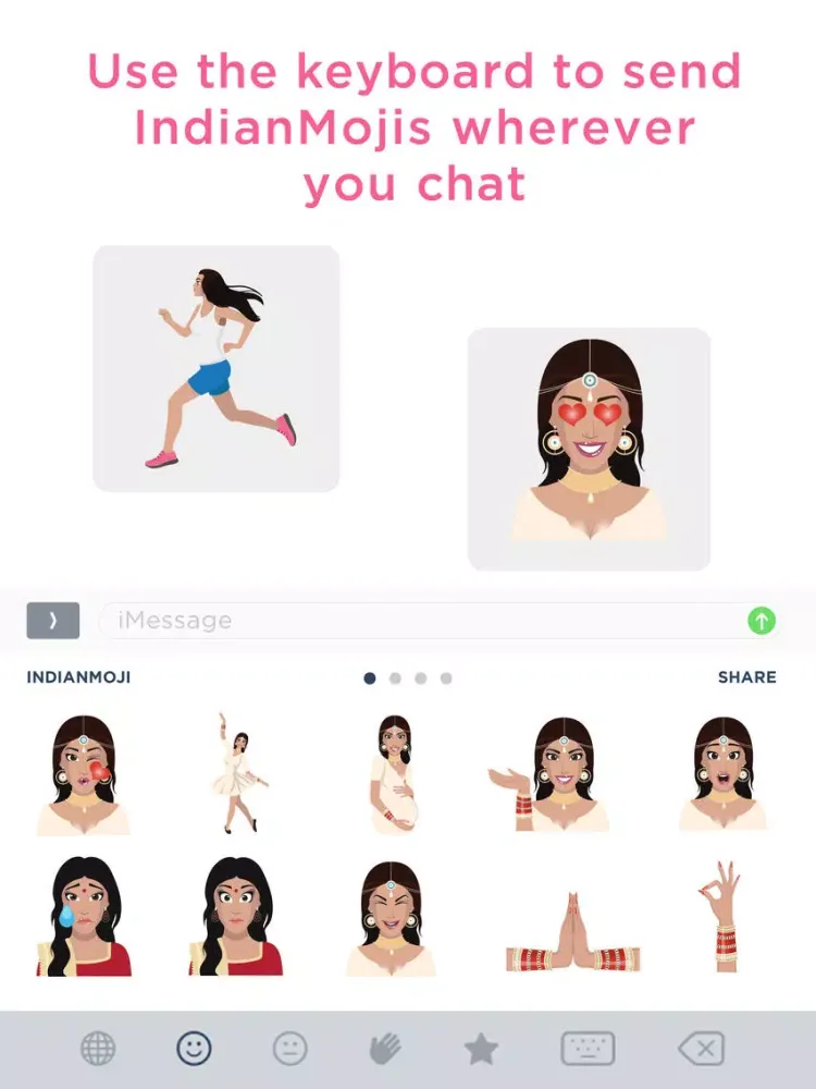 IndianMoji iPad  스크린샷