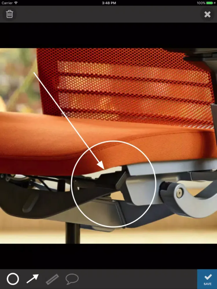 Steelcase Issue Resolution iPad  Screenshots