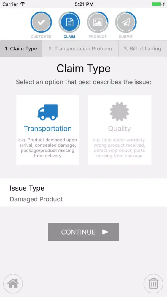 Steelcase Issue Resolution Screenshots
