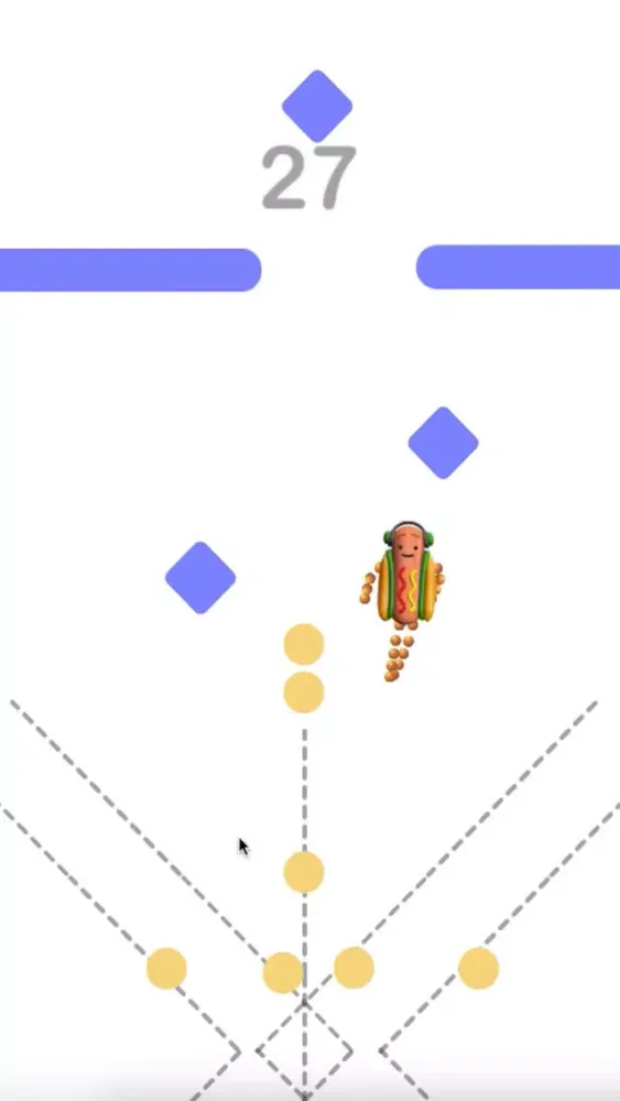 Zrzuty ekranu Dancing HotDog - Meme Tap
