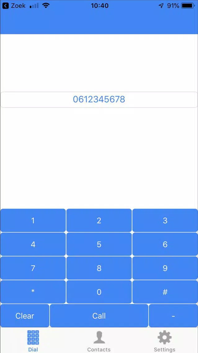 Screenshot di Prefix Dialer