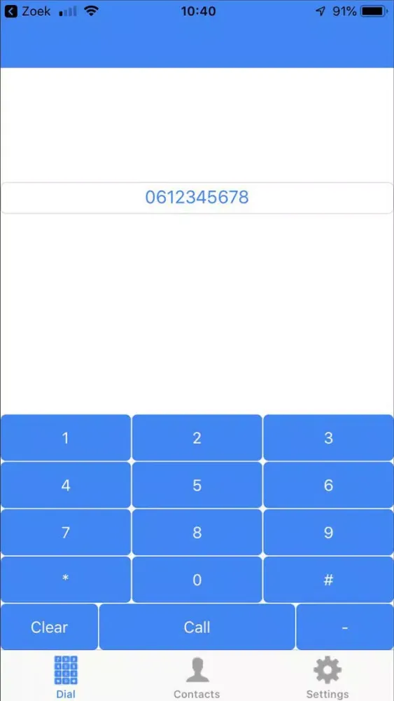 Prefix Dialer应用截图