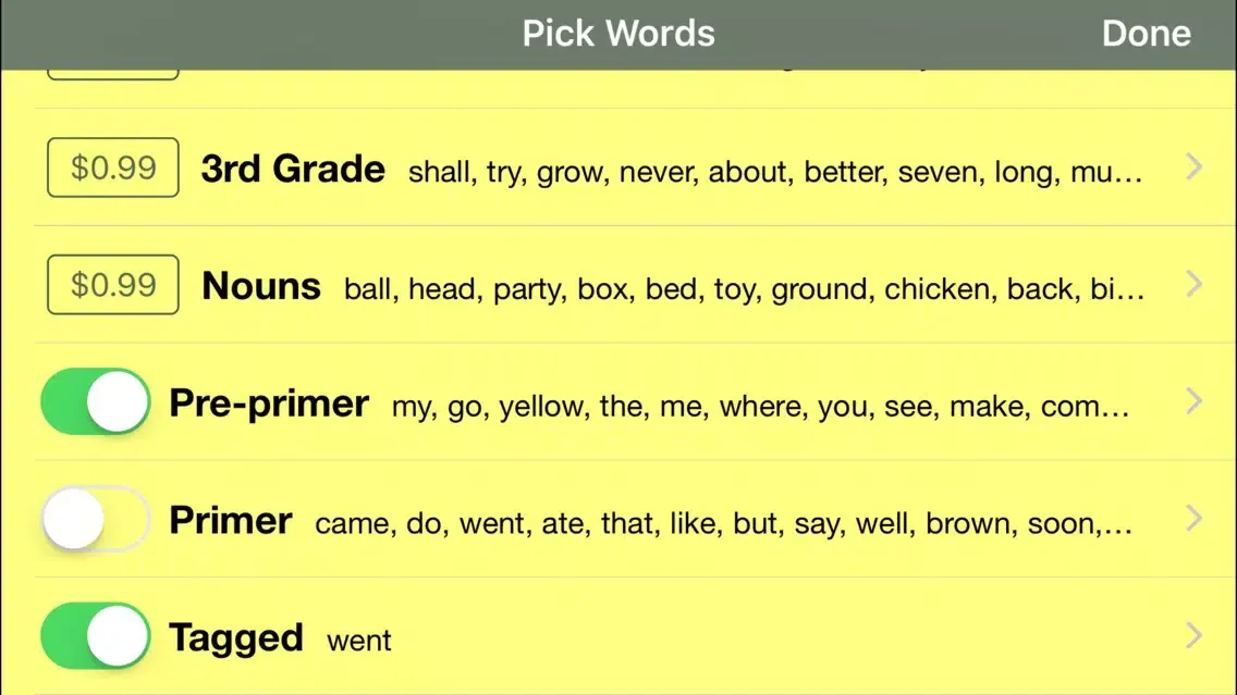 ภาพหน้าจอของ Sight Words - Record and Read