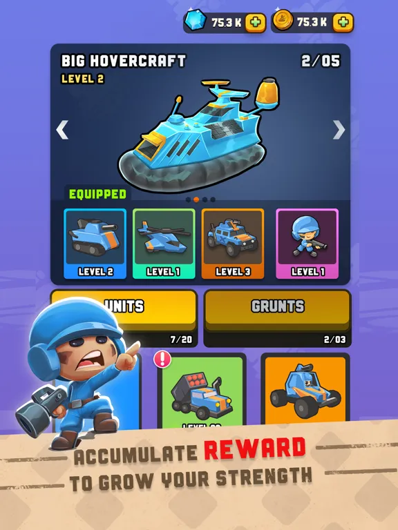 Zrzuty ekranu Grunt Rush iPad 