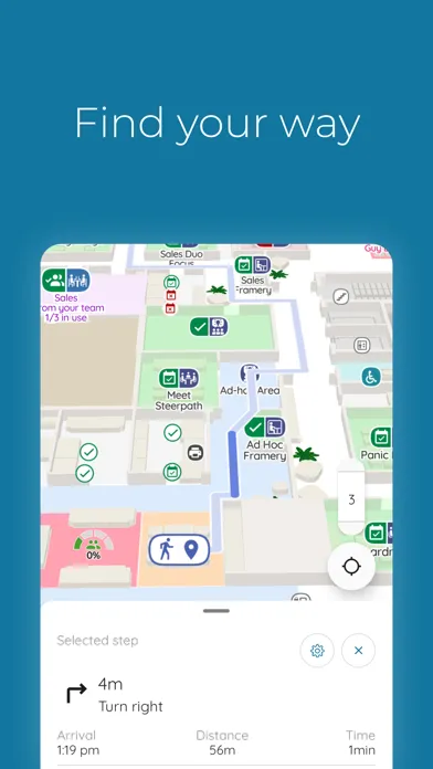 Steerpath Smart Office Screenshots