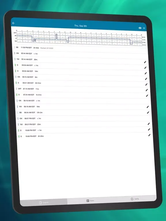 Tangkapan layar STEER RIGHT ELD iPad