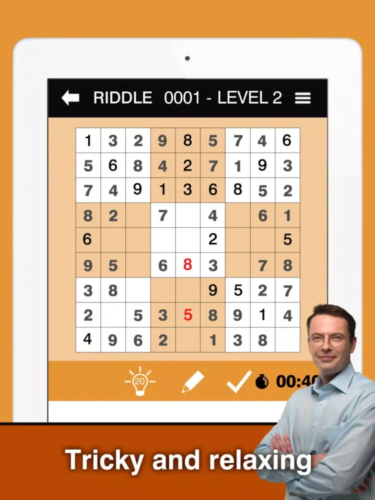 Скриншоты Stefan Heine Sudoku - challenging and beautiful iPad 