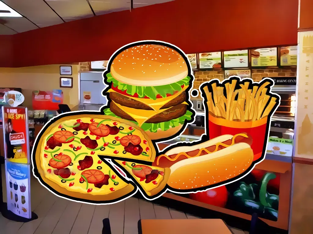 Captures d'écran de Fastfood Diner Takeout: Hot Dog & Burger Popping Feast iPad 