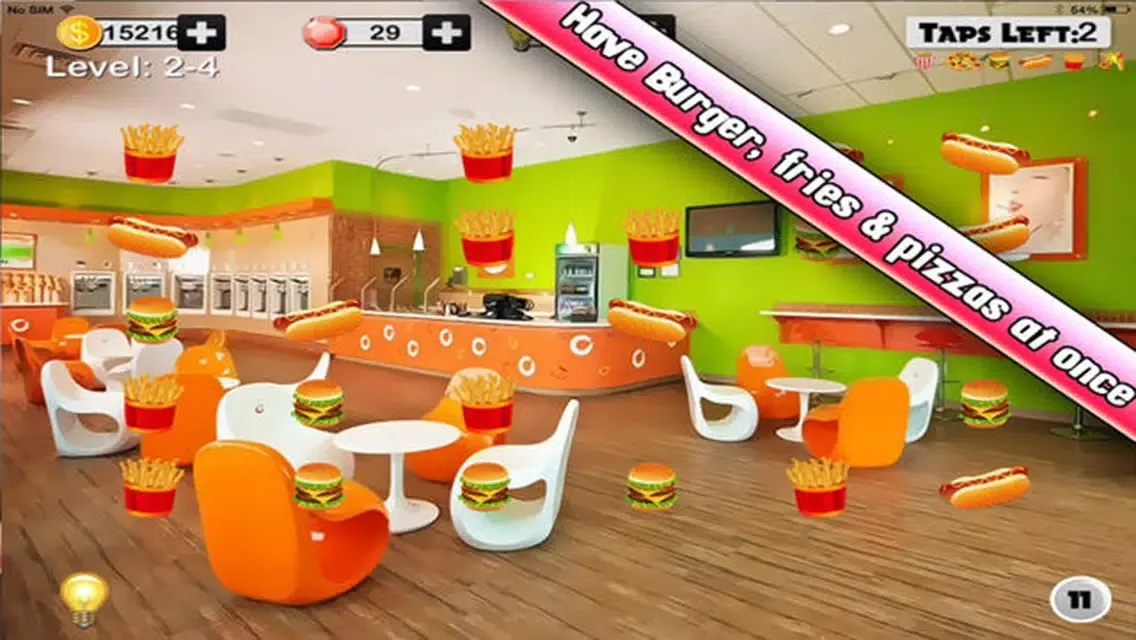 Captures d'écran de Fastfood Diner Takeout: Hot Dog & Burger Popping Feast