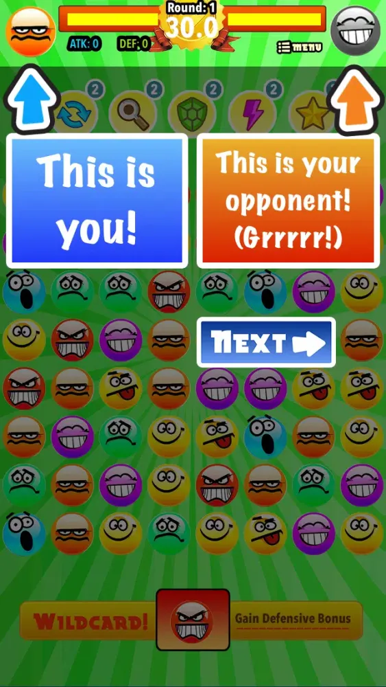Скриншоты Fun Smileys Emoticons Face-Off Battle: Match Your Favourite Chat Icons & Stickers