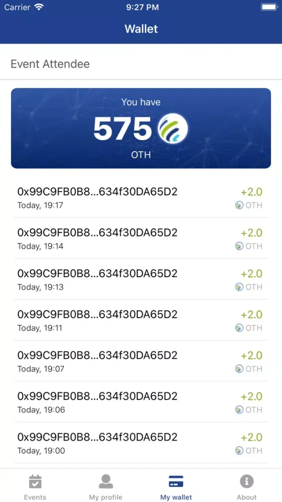 Stefanini - EventApp Screenshots