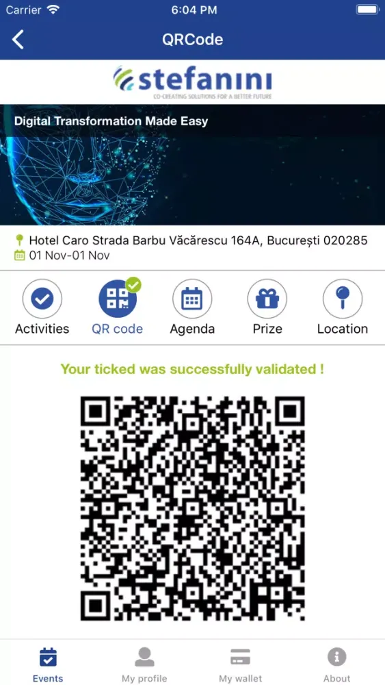 Stefanini - EventApp Screenshots
