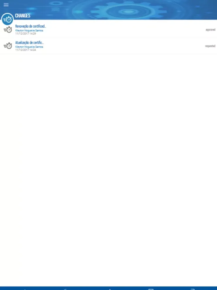 Stefanini Experience iPad  سکرین شاٹس