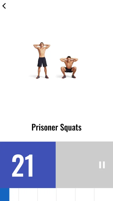 Tangkapan layar 30 Day Ab & Squat Challenge