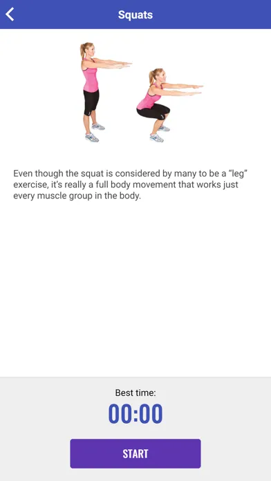 Tangkapan layar 30 Day Ab & Squat Challenge