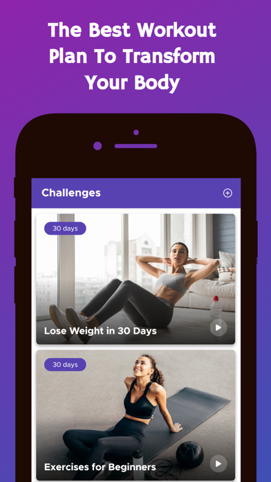 Ảnh chụp màn hình của 30 Day Weight Loss Challenge
