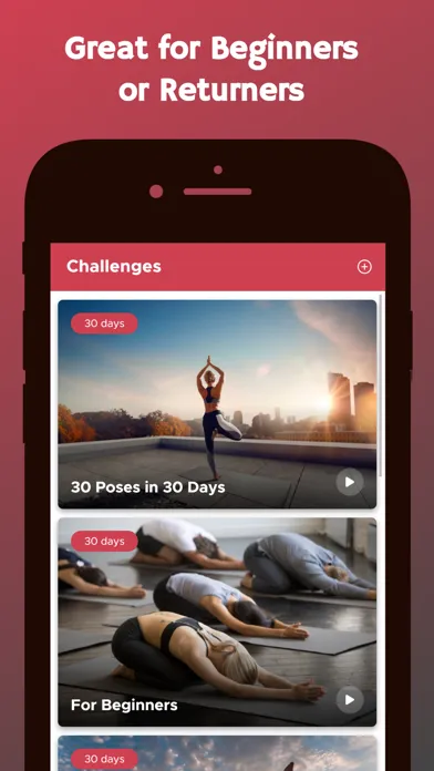Zrzuty ekranu 30 Days of Yoga