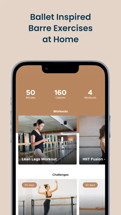 Screenshot di Barre Workouts