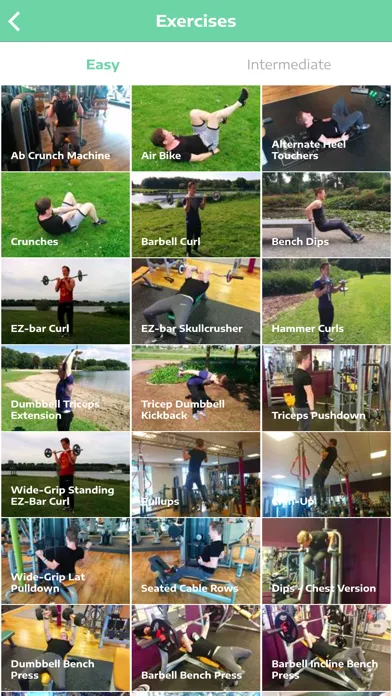 Скриншоты Bodybuilding Exercise Guide
