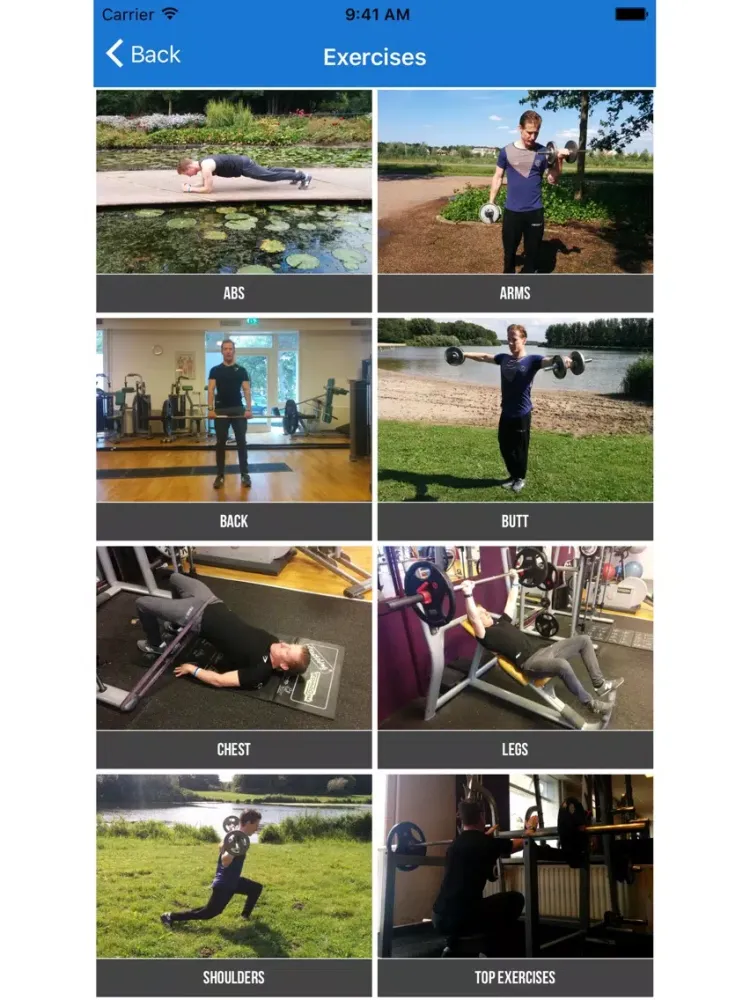 Zrzuty ekranu Bodybuilding Exercises and Workouts iPad 