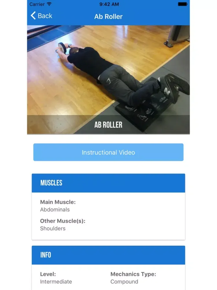 Zrzuty ekranu Bodybuilding Exercises and Workouts iPad 