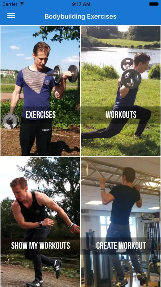 Zrzuty ekranu Bodybuilding Exercises and Workouts