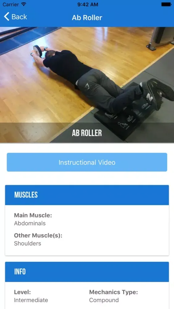Zrzuty ekranu Bodybuilding Exercises and Workouts