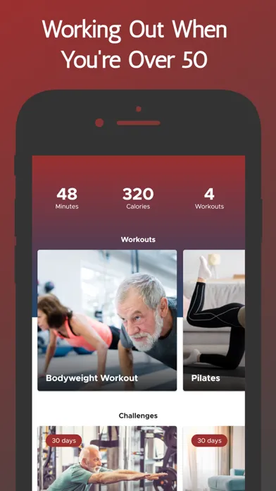Training Plan for Over 50s Ekran Görüntüleri